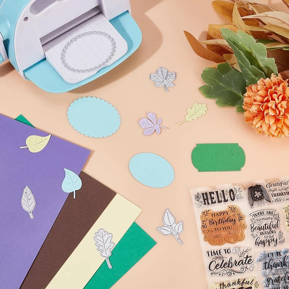 Palabras Sellos y troqueles transparentes para hacer tarjetas Palabras de bendición Juegos de sellos y troqueles Th Foto 4 de 4