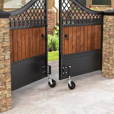 Ronlap Gate Wheels Spring Loaded Gate Caster for Fence Wooden Gate Heavy Duty 1