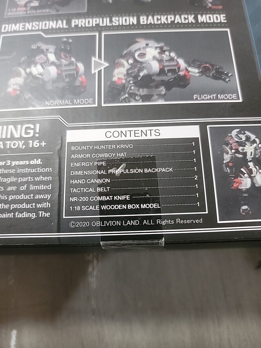 US Seller Bounty Hunter Krivo FAV-0B01 Toy Notch Astrobots US Seller Bounty Hunter Krivo FAV-0B01 Toy Notch Astrobots