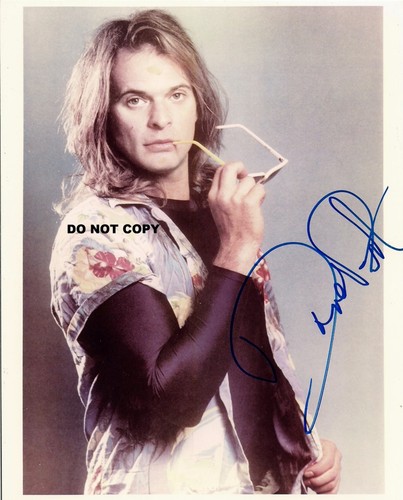david lee roth 8x10 authentic in person signed autograph reprint