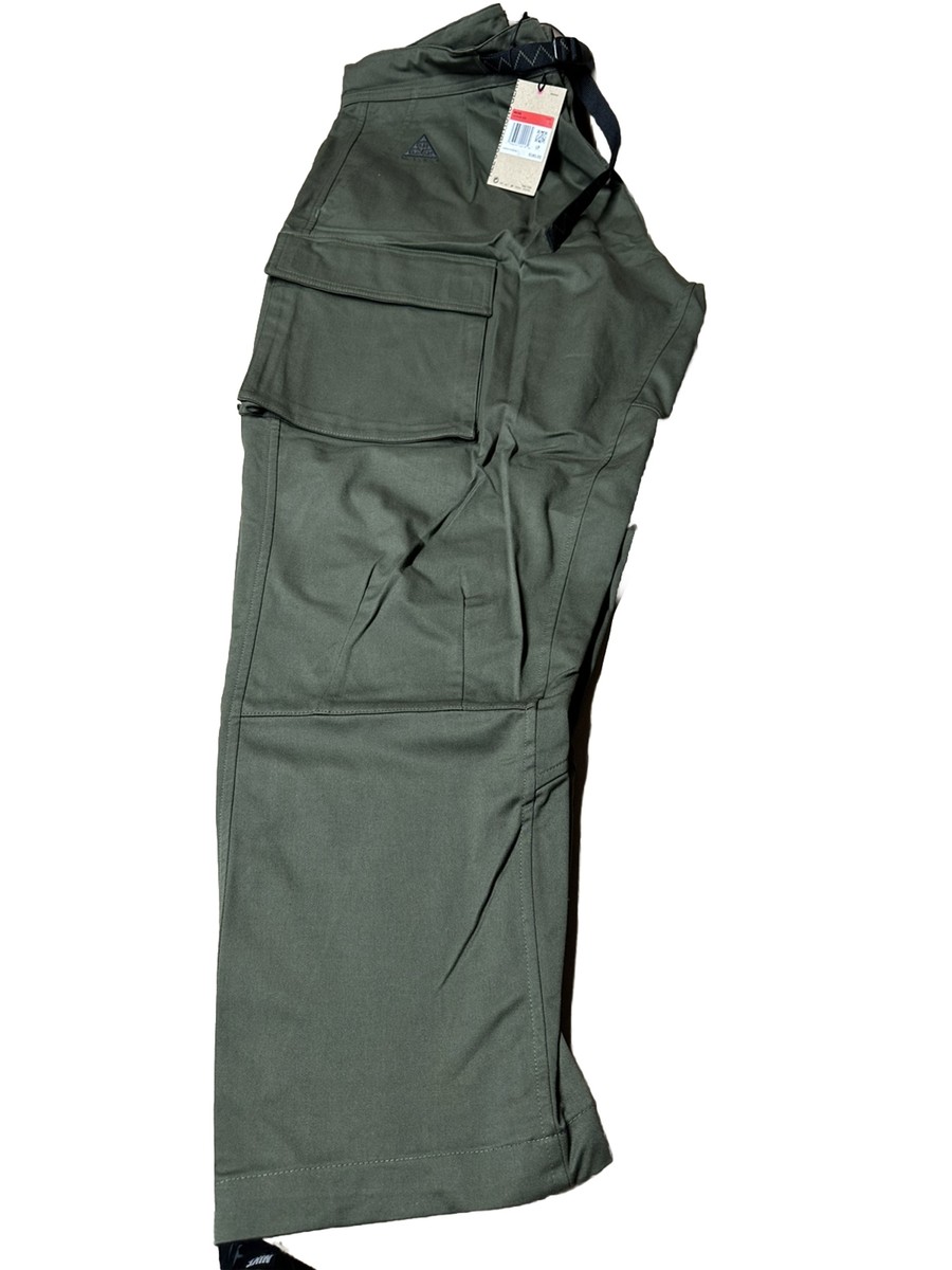 Nike ACG Woven Cargo Pants Sz Large Green/Cargo Khaki CD7646