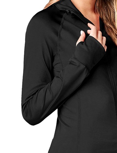 NE PEOPLE Womens Long Sleeve Thumb Hole Detailed Zip Up Track Jackets [NEWJ222] - Bild 10 von 16