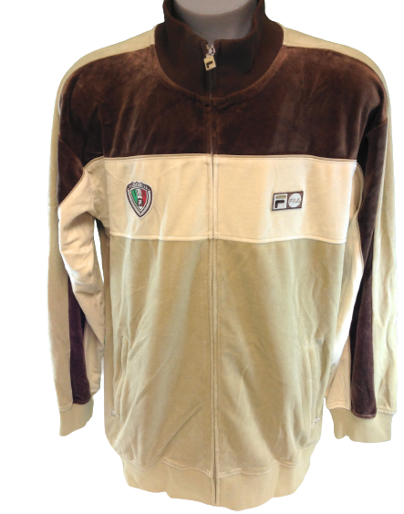 Giacca Uomo Fila Italia Velluto Marrone Beige Marrone U23005 260