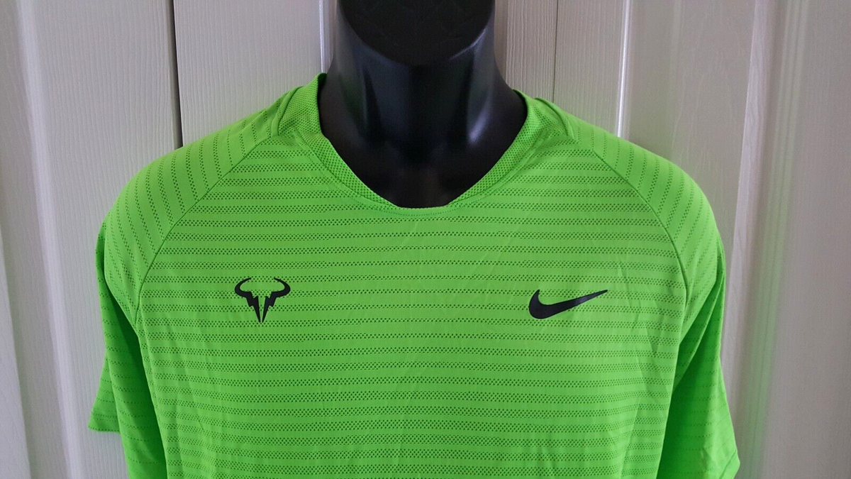 Nike Rafael Nadal Tennis Shirt CI9152-398 | eBay