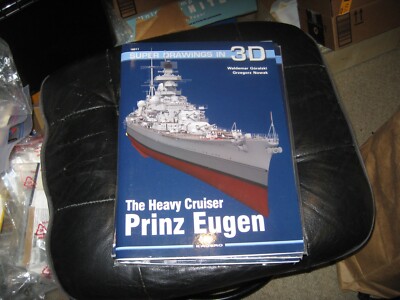 Heavy Cruiser Prinz Eugen Super 3D Drawings by Waldemar Goralski/Grzegorz Nowak