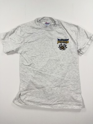 Hanes Beefy-T Men's T-Shirt Size M 38-40 Gray Fontana Days Car Show Route 66