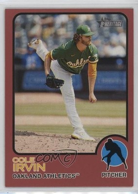 2022 Topps Heritage Target Mega Box Exchange Red Border Cole Irvin #360 s5j