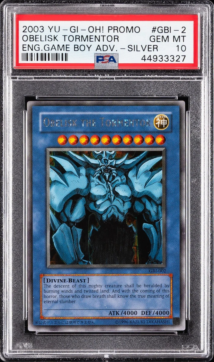 遊戯王OCG デュエルモンスターズ Obelisk the Tormentor GBL-002 Preços baixos em Obelisk The tormentor Yu-gi-oh! TCG Autenticador