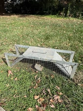 Vintage Extra Large Havahart Wildlife Animal Trap 37" x 11" "x 11" Made in USA