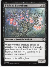 Blighted Blackthorn 90 Common Lorwyn Eclipsed Magic: The Gathering Near Mint