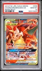 2019 POKEMON JAPANESE SUN & MOON REMIX BOUT #008 CHARIZARD & BRAIXEN GX PSA 10