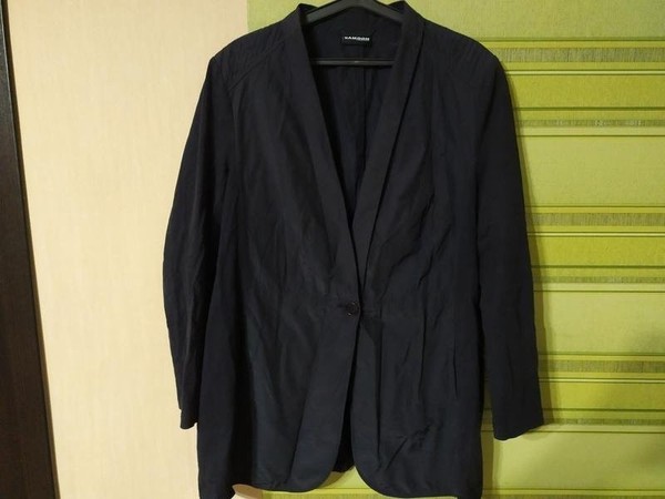 Women Gerry Weber Blazer Black Polyester 42 / XL / #85J7