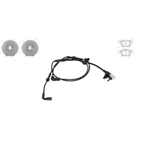 JURID Disques 317mm + Revêtements Arrière Convient pour Land Range Rover Evoque