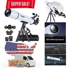 900mm Professional Refractor Telescope - Ideal for Adults Kids Stargazing