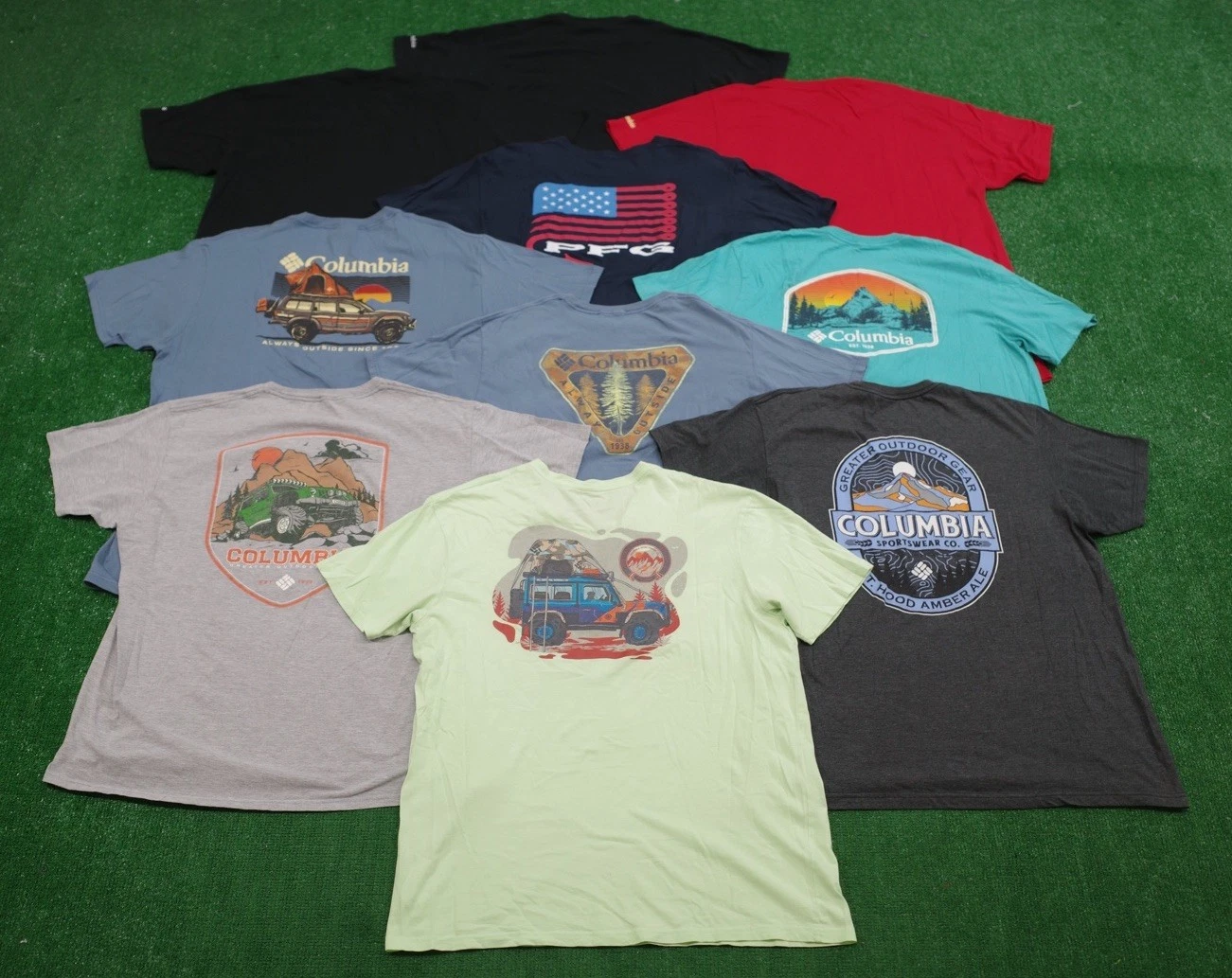 LOT OF 10 Columbia PFG Men’s Size XL Hiking Fishing Tees T Shirts
Opens in a new window or tab
