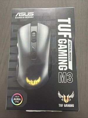 ASUS TUF Gaming M3 Gen II Ultralight 59-gram Wired Gaming Mouse New In Box