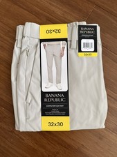 Banana Republic Commuter Flex Pant 32x30 TAN NWT