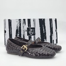 DV by Dolce Vita Mittie Women's Woven Mary Jane Ballet Flats Brown Multi Sizes