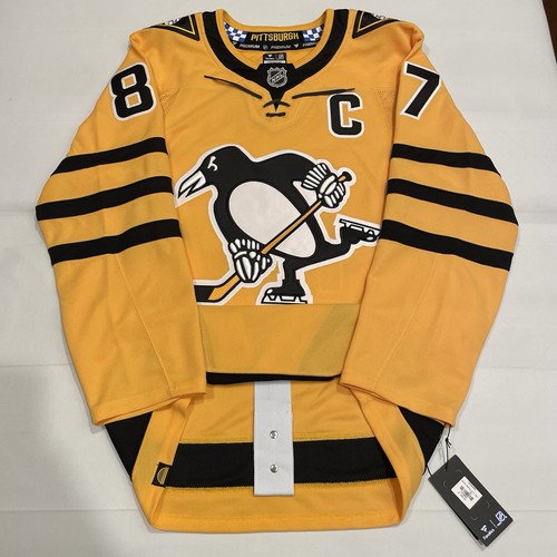 Fanatics Premium Sidney Crosby Pittsburgh Penguins Jersey Yellow Alterna G2U