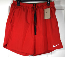 NWT Nike Dri-FIT Challenger Men's Large 7" Running Shorts Brief Lined Red CZ9066