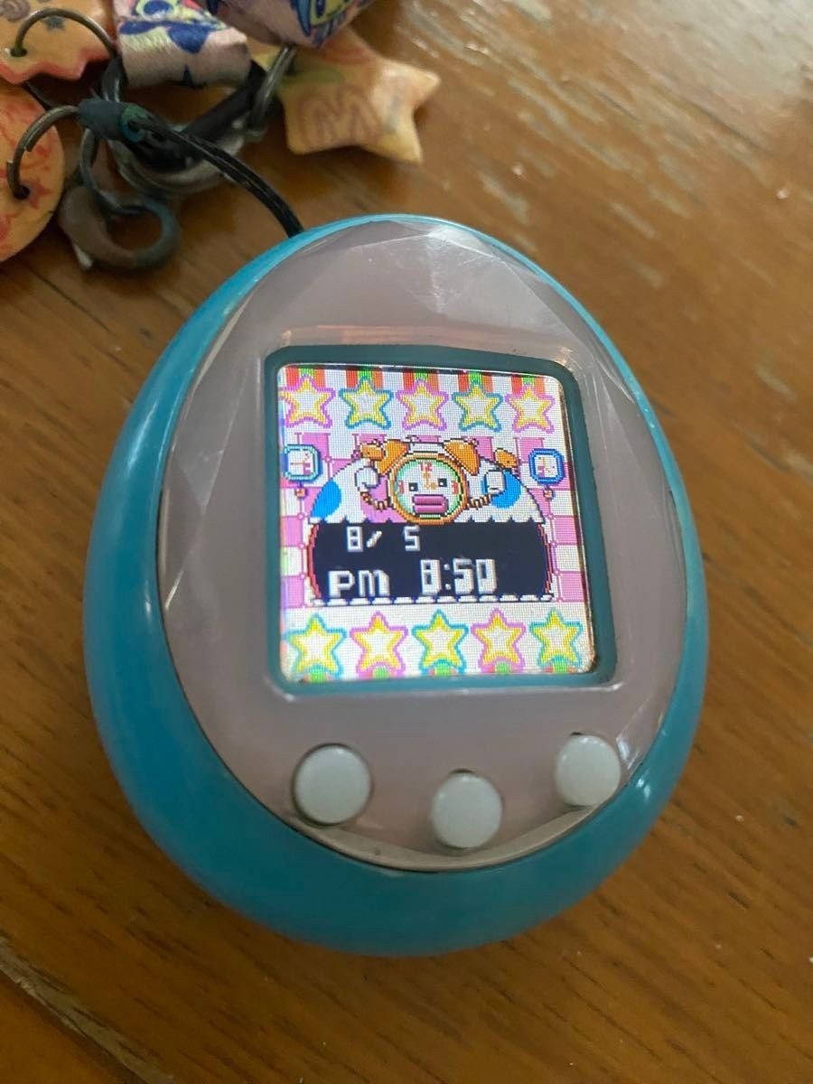 Tamagotchi iD Milky Blue Limited Color Working Rare Bandai Reset