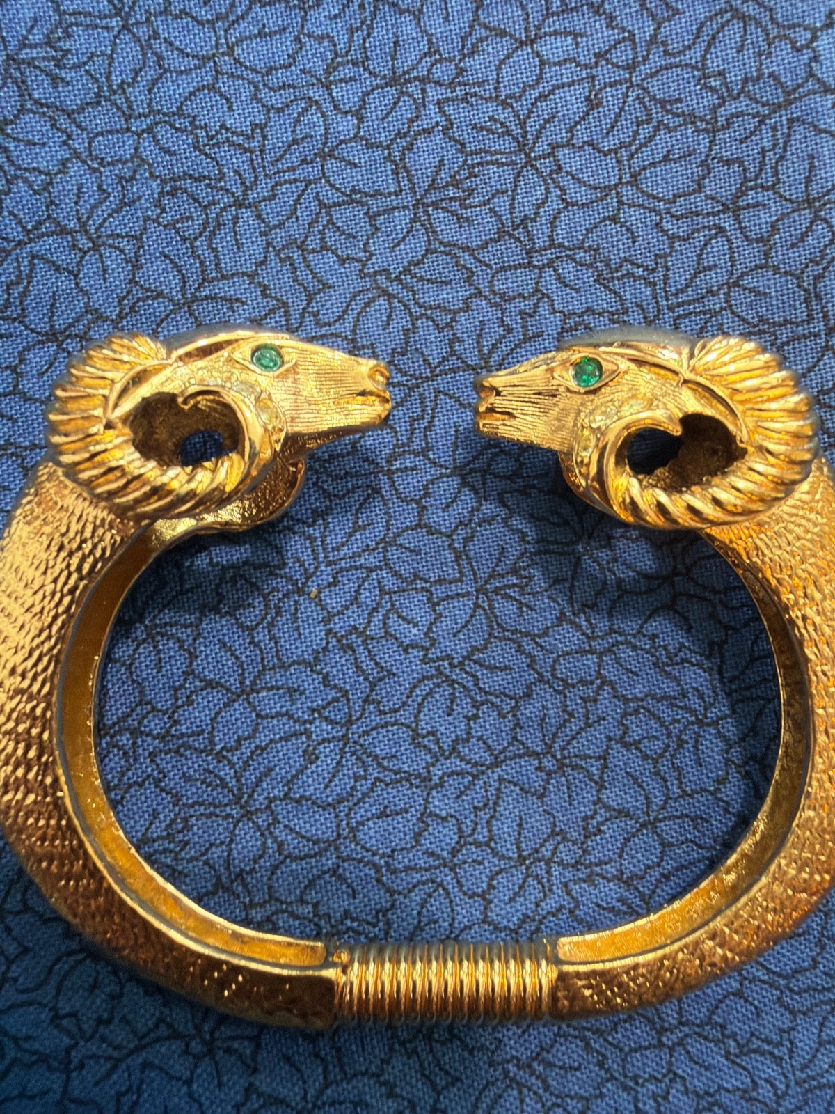 KJL Kenneth Jay Lane for Avon Ram's Head Bangle B… - image 3