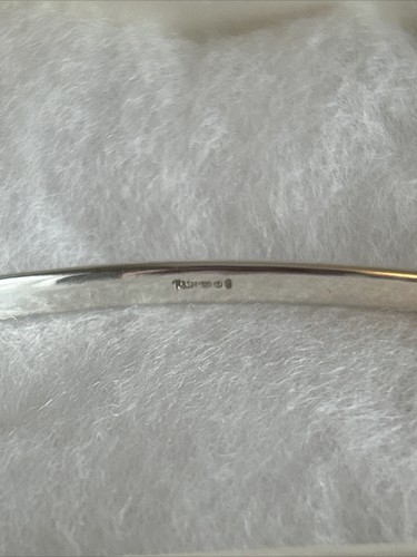Celtic Knot Bangle Triquerta Pink Mother Of Pearl Insert 925 Sterling Silver - Picture 9 of 19