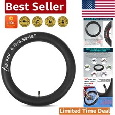 Heavy Duty 18" Dirt Bike Inner Tube with TR4 Valve - Safe Puncture-Resistant