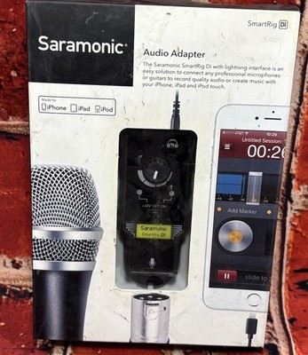Saramonic SmartRig+ Di  | XLR Microphone/Guitar Mixer for iPhone/iOS