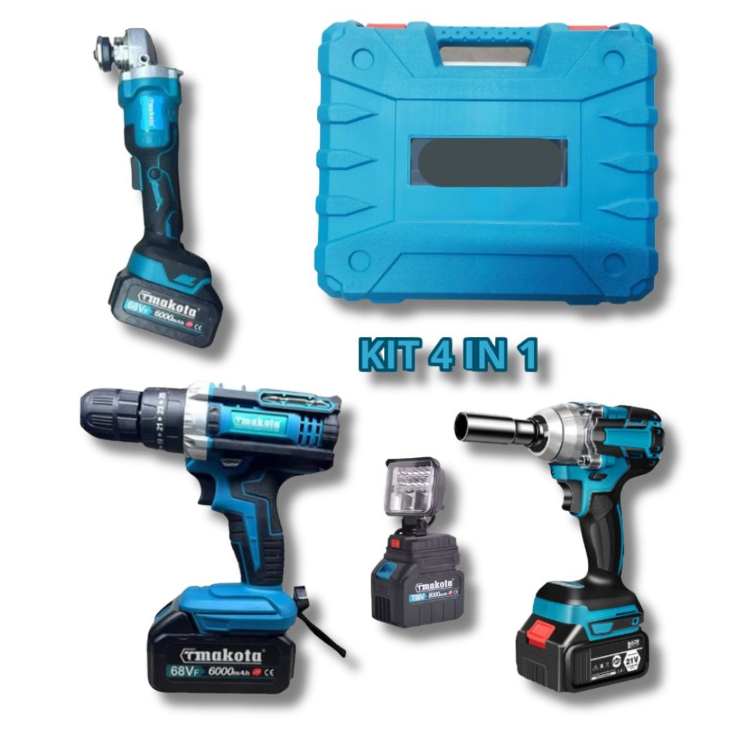 Super Offerta Kit Utensili Batteria 68V 4in1 - Sconto Immediato