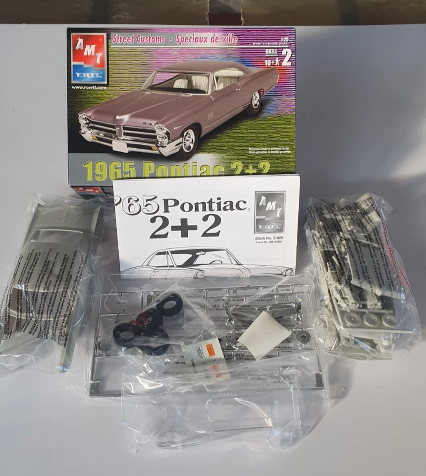 LOTTO 6 KIT AMT AUTO SCALA 1:25 PRATICAMENTE NUOVI - NO REVELL IMC MPC TAMIYA - Immagine 4 di 4