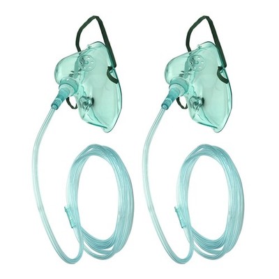 Oxygen Mask, Adult Standard Oxygen Mask with 7feet Length 6mm Oxygen Tube and...