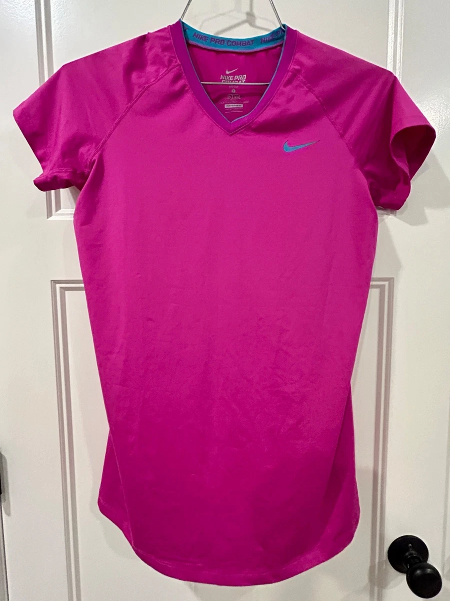 NIKE Pro Elite 2022 Rosa Tシャツ Las mejores ofertas en Nike escote en V Rosa Activewear Tops para