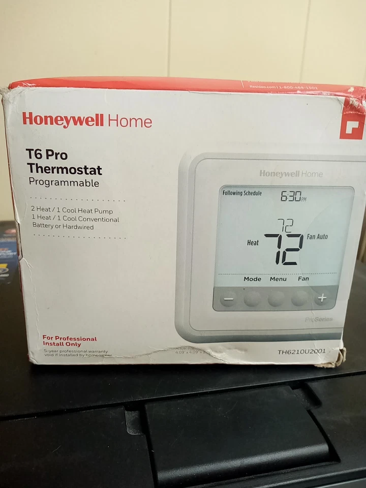 Honeywell T6 Pro Programmierbarer Thermostat (TH 6210U2001) Neu Versiegelt