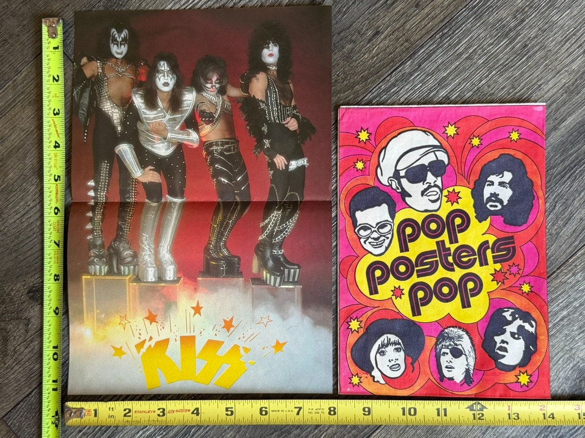 KISS Poster Monty Pop Posters Netherlands Kiss On Cubes Vintage