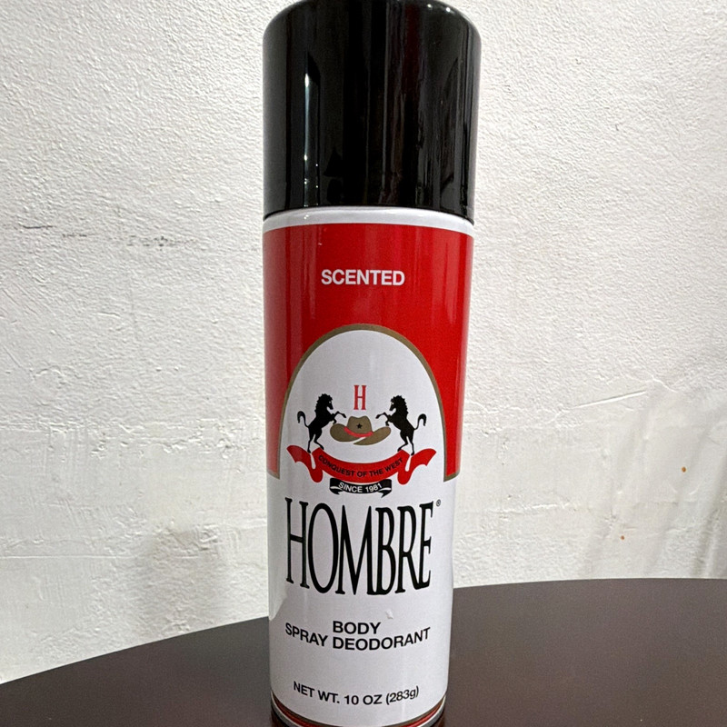 Hombre Men’s Scented Spray Deodorant Body Spray, Spray Formulation
