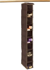 10 Shelves Shoe Space Saver Hanging Storage Closet Organizer Hanger Rack Shelf