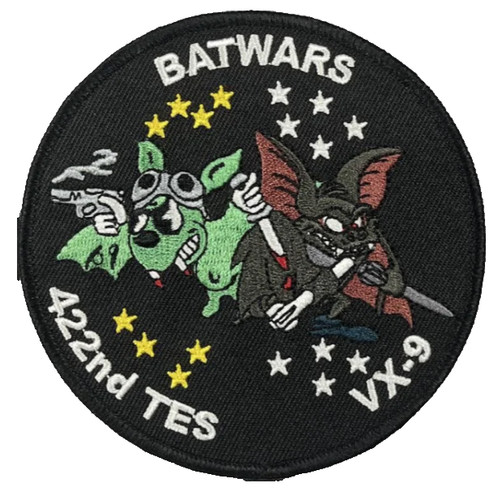 US NAVY PATCH: VX-9 Test and Evaluation Squadron 9 USAF: 442nd TES F-18