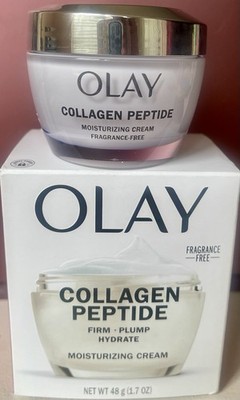 OLAY: 1.7 oz Collagen Peptide Firm, Plump, Hydrate Moisturizing Cream-NEW