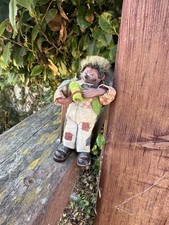 50s Vtg Original Peter Steiff Hedgehog Hobo Hiker Doll Mecki Austria Figurine