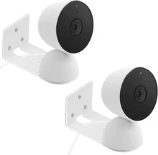 2Pack Adhesive Wall Mount Bracket for Google Nest Cam Indoor Security Camera Wir