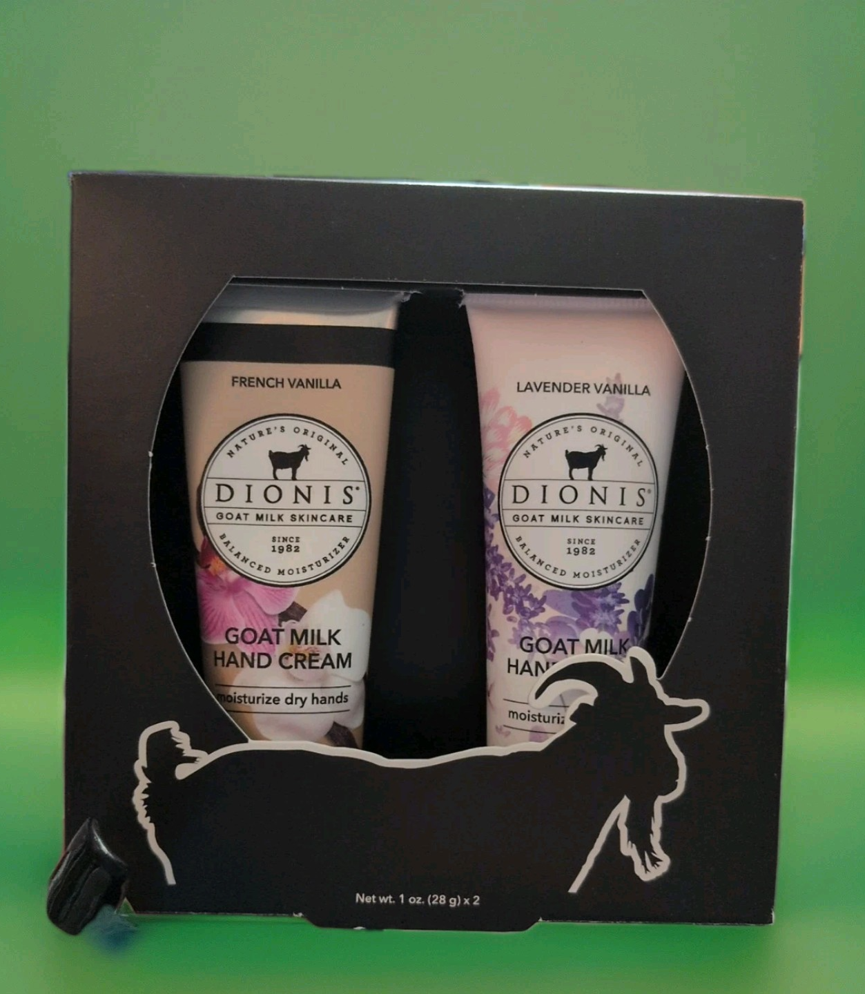 Dionis Goat Milk Hand Cream French Vanilla & Lavender Vanilla 1 Oz Each