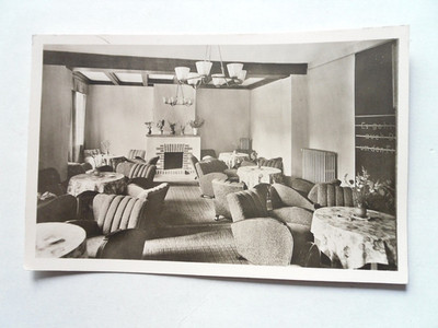 AK Neumühle FDGB Heim Klubzimmer innen 1956 Stadtroda Mörsdorf Jena Gera Weida