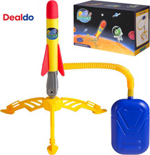 Rocket Launcher for Kids - 2 Rockets - Outdoor Fun Toy Gift for Boys  Girls - S