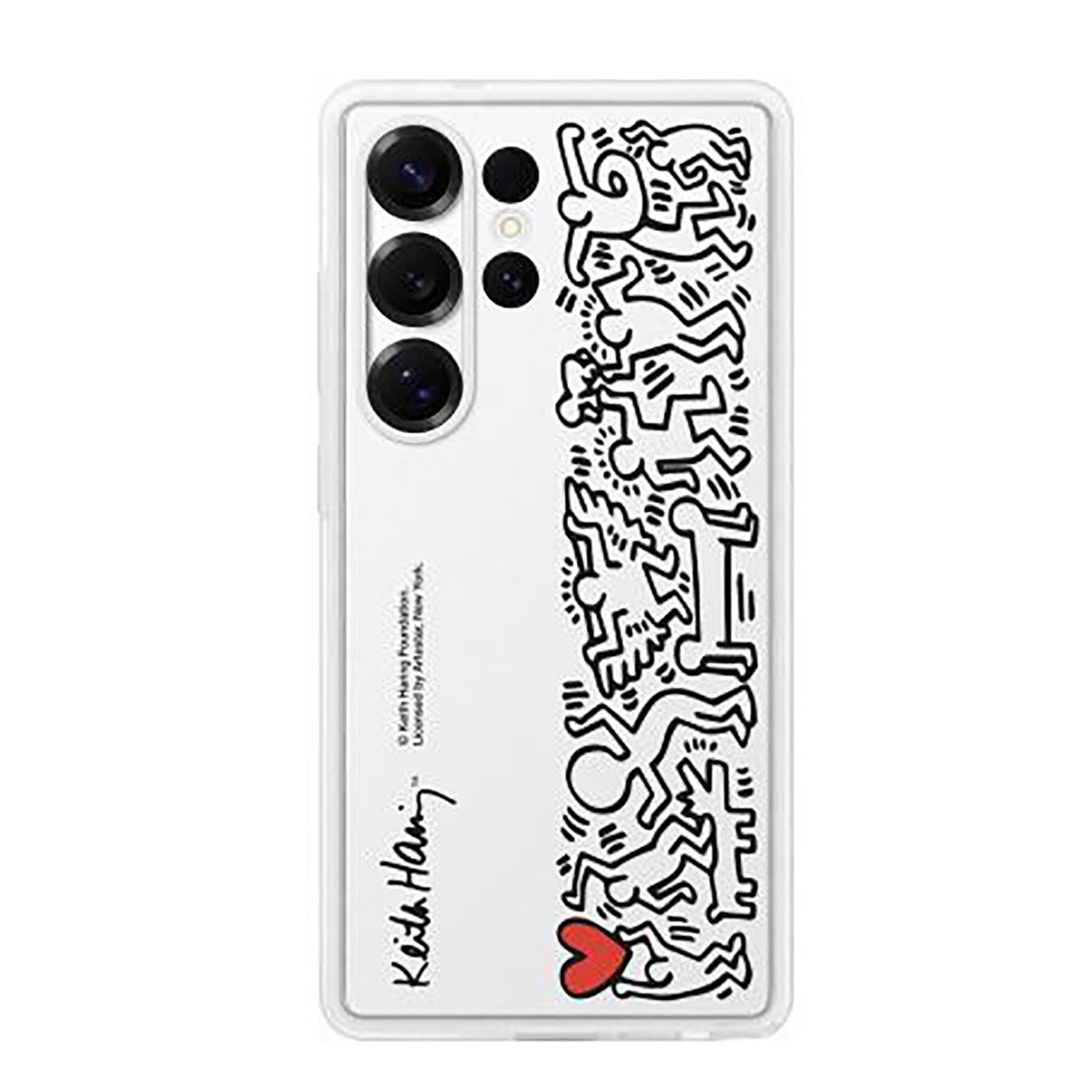 Coque Galaxy S25 Ultra blanche pour style urbain et fond d'écran animé NFC