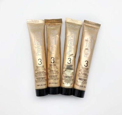 Lot of 4 L Oréal Superior Preference3 Conditioner Color Shine  1.86 fl oz NEW