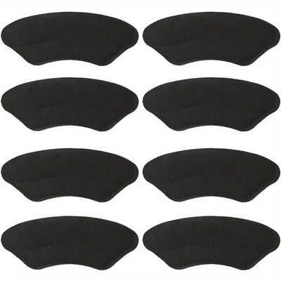 8-Pack Heel Pads for Too Big Shoes Self-Adhesive Heel Protectors Heel Inserts