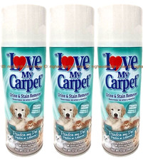 3x Love My Carpet Urine  Stain Remover Odor Eliminates PardonMyPet 12 oz Each
