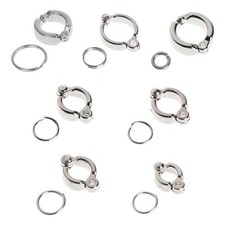 Parrot Leg Rings Metal Foot Ring Alloy Clips for Birds Parrots Flying Outside