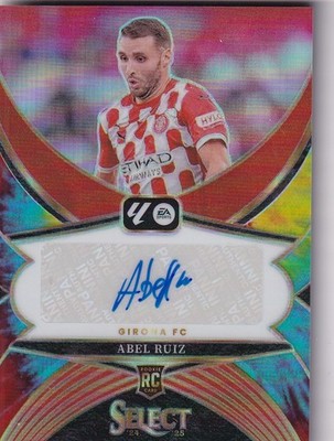 Panini Select La Liga 2024-25 No. SE-AR Abel Ruiz Rookie Auto Tie-Dye 14/25